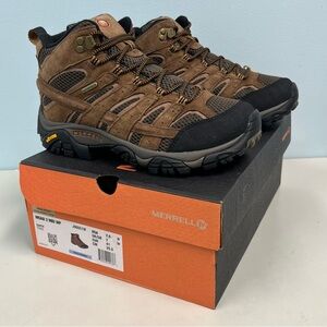 NEW Merrell Moab 2 Mid Waterproof Hiking Boot Men’s 7.5W Earth Outdoor Gorpcore